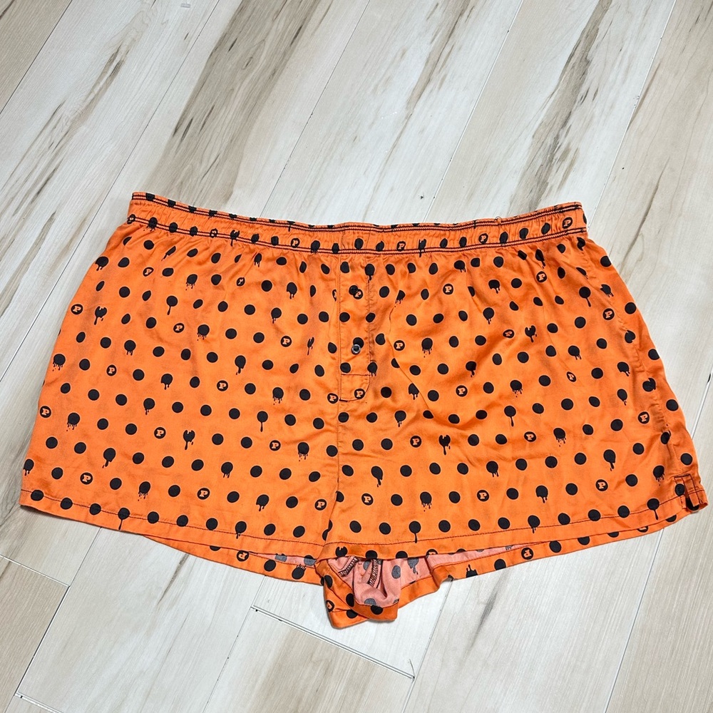 VS Halloween PINK Orange and Black SIZE XL PJ Shorts A200